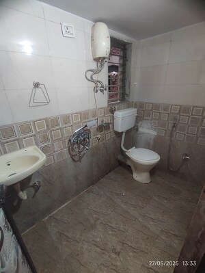 Bathroom in 1 BHK Apartment at Poonam Avenue, Virar West – for Rent