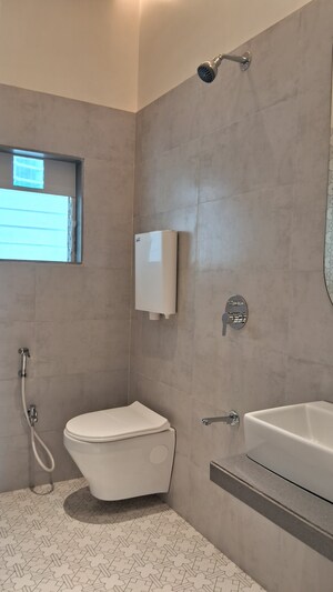 Bathroom in 1 BHK Apartment at JSB Nakshatra Nirvaana, Naigaon East – for Sale