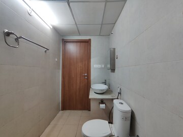 Bathroom in 2.5 BHK Apartment at Bhartiya Nikoo Homes, Thanisandra Main Road – for Rent