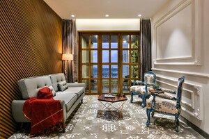 Living Room in 4 BHK Apartment at Indiabulls Enigma, Sector 110 – for Rent