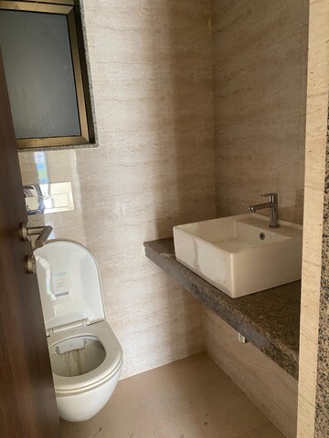Bathroom in 3 BHK Apartment at Sunteck Maxxworld, Tivri – for Rent