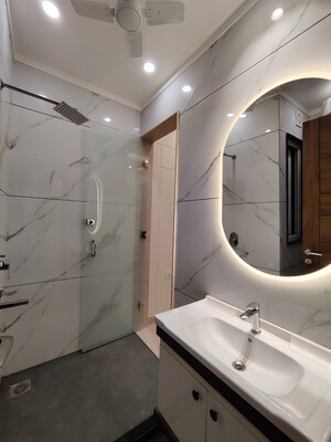 Bathroom in 3 BHK Apartment at RWA Gokalpur Block D, Gokalpur – for Rent