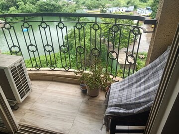 Balcony in 2 BHK Apartment at Platinum Heritage Thane West, Ghodbunder Road – for Sale
