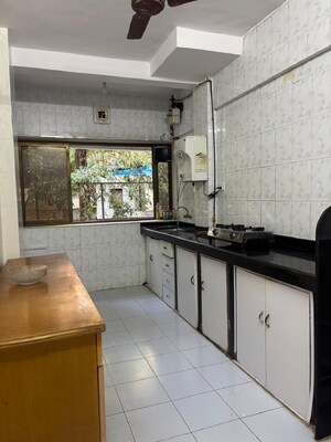 Kitchen in 1 BHK Apartment at Bandra West – for Rent