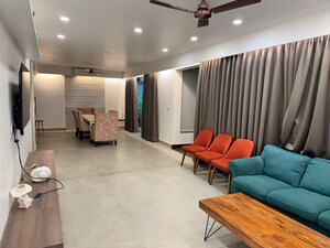 Living Room in 3 BHK Apartment at O2 Square Residences, Nanakramguda – for Rent