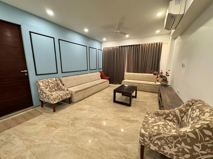 Living Room, o2-square-residences 3 Bedroom 4600 Sq.Ft. Apartment In Nanakramguda Hyderabad 9314251