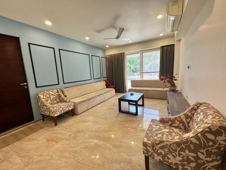 Living Room, o2-square-residences 3 Bedroom 4600 Sq.Ft. Apartment In Nanakramguda Hyderabad 9314251