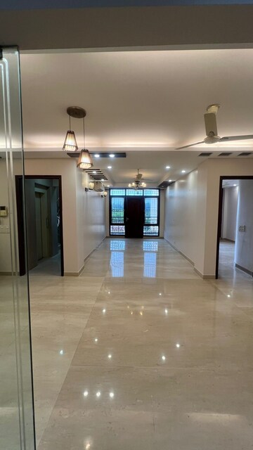 Living Room in 3 BHK Builder Floor at Shivalik Colony – for Rent