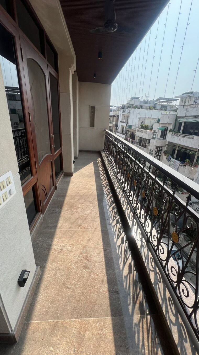 Balcony, shivalik colony 3 Bedroom 1800 Sq.Ft. Builder Floor In Shivalik Colony Delhi 9314313