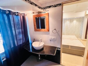 Bathroom in 3 BHK Apartment at Bandra West – for Rent