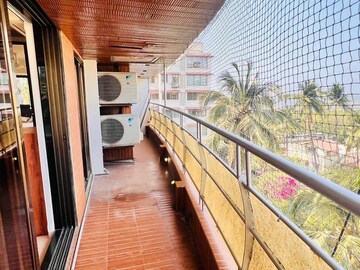 Balcony in 3 BHK Apartment at Bandra West – for Rent