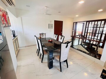 Dining area in 3 BHK Apartment at Bandra West – for Rent