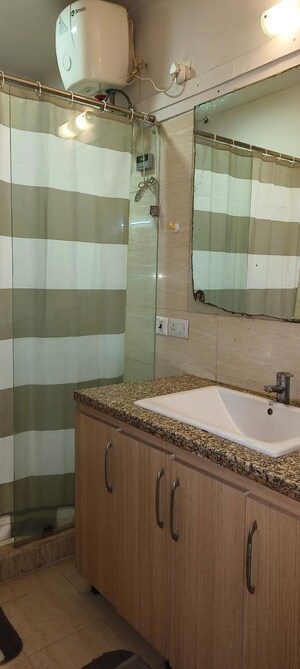 Bathroom in 3.5 BHK Apartment at DLF New Town Heights III, Sector 91 – for Rent