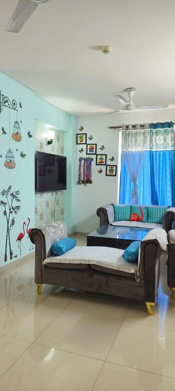 Living Room in 3.5 BHK Apartment at DLF New Town Heights III, Sector 91 – for Rent