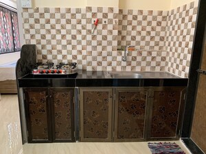 Kitchen in 1 BHK Apartment at Bandra West – for Rent