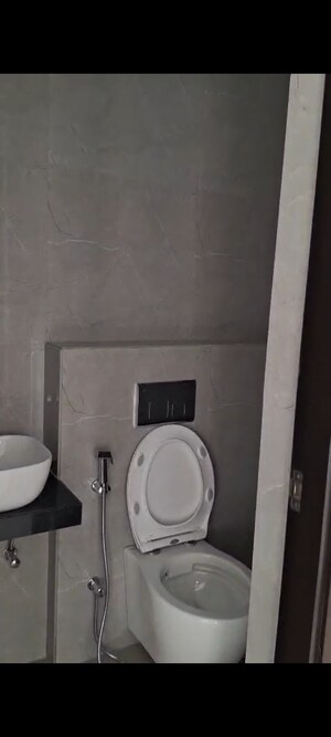 Bathroom in 1 BHK Apartment at Raymond Ten X Habitat, Pokhran Road No Two – for Rent