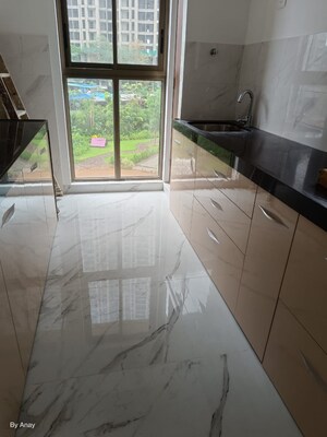 Kitchen in 1 BHK Apartment at Raymond Ten X Habitat, Pokhran Road No Two – for Rent