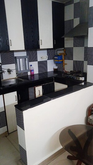 Kitchen in 1 BHK Builder Floor at Lajpat Nagar – for Rent
