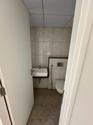 Bathroom in 3 BHK Apartment at Godrej Green Vistas, Mahalunge – for Rent