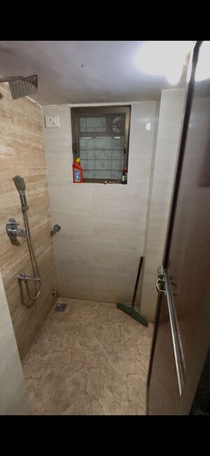 Bathroom in 1 BHK Apartment at Ashokvan Apartments, Dahisar East – for Rent