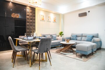Living Room in 3 BHK Builder Floor at Vatika INXT Evolution, Sector 83 – for Sale