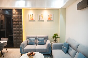 Living Room in 3 BHK Builder Floor at Vatika INXT Evolution, Sector 83 – for Sale