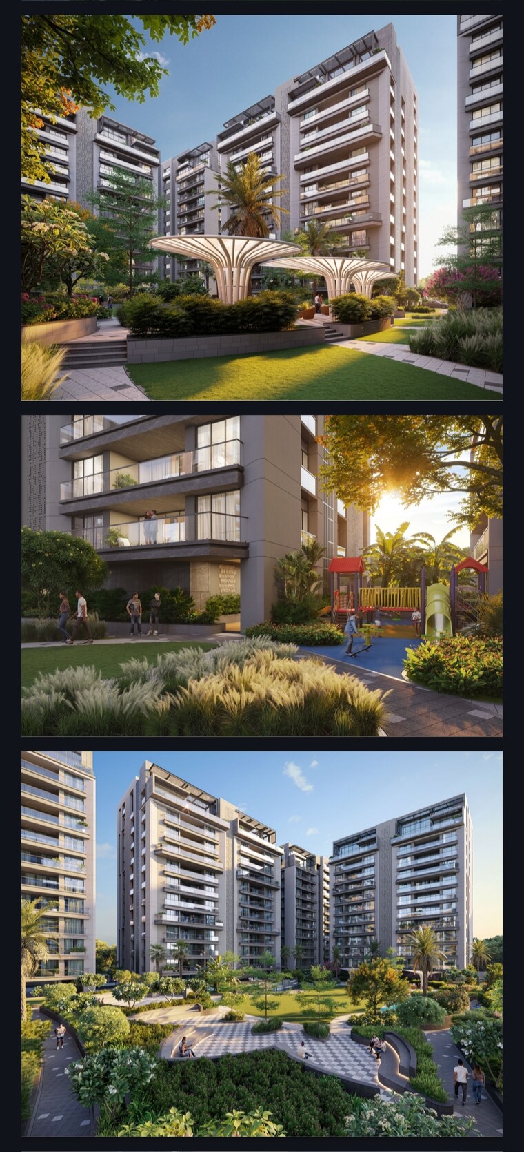 Garden, vip road vesu 4 Bedroom 4000 Sq.Ft. Apartment In Vip Road Vesu Surat 9312541