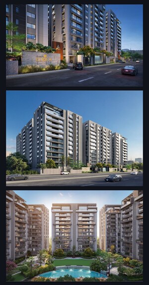 4 BHK Apartment – Exterior View View at Vip Road Vesu - for Sale