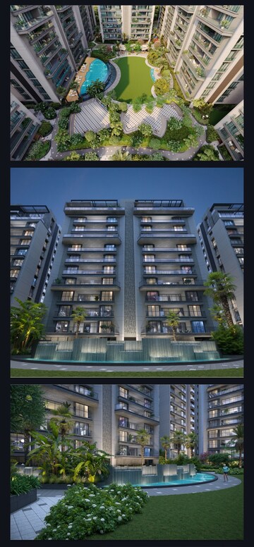 4 BHK Apartment – Exterior View View at Vip Road Vesu - for Sale