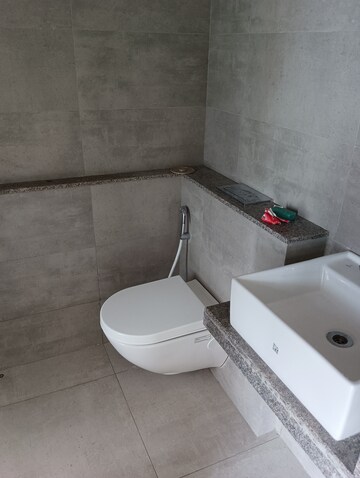 Attached Bathroom in 2 BHK Apartment at Birla Vanya, Kalyan West – for Rent