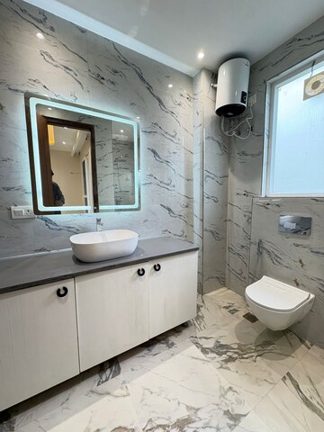 Bathroom in 4 BHK Builder Floor at Uppal Southend, Sector 49 – for Sale
