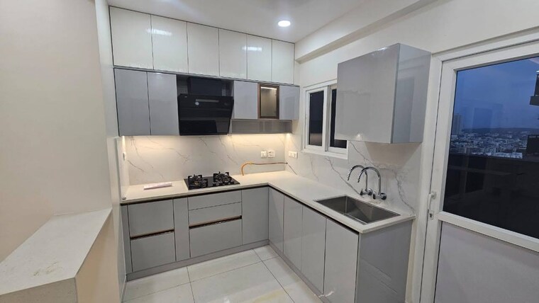 Kitchen, aparna-sarovar-zicon 3 Bedroom 1016 Sq.Ft. Apartment In Nallagandla Hyderabad 9315126