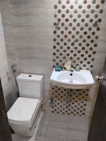 Bathroom in 1 BHK Apartment at Ajmera New Era, Kalyan West – for Rent