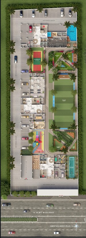 Master Plan in 4 BHK Apartment at Canal Road – for Sale
