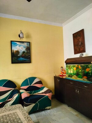 Living Room in 2 BHK Builder Floor at Chittaranjan Park – for Rent