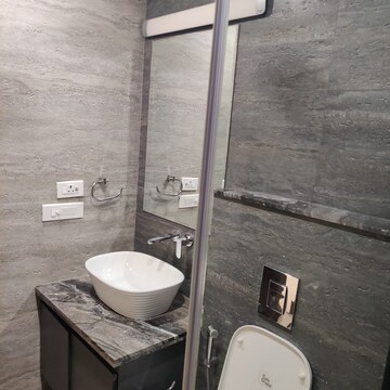 Bathroom in 3 BHK Builder Floor at Gulmohar Park – for Rent