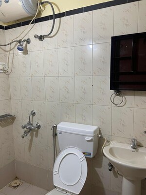 Bathroom in 2 BHK Apartment at Aatithya Avenue, Pimple Saudagar – for Rent