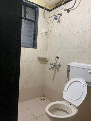 Bathroom in 2 BHK Apartment at Aatithya Avenue, Pimple Saudagar – for Rent