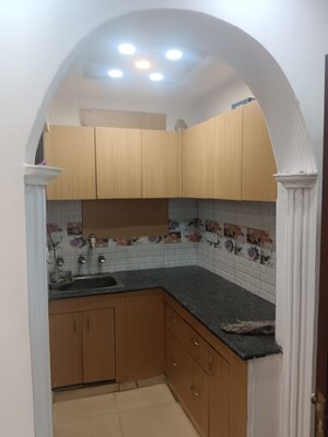 Kitchen in 2 BHK Builder Floor at Panchsheel Vihar – for Rent