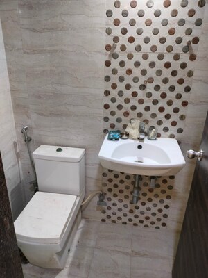 Attached Bathroom in 1 BHK Apartment at Ajmera New Era, Kalyan West – for Rent