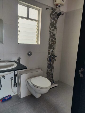 Bathroom in 3 BHK Apartment at Kolte Patil Beryl, Kharadi – for Rent