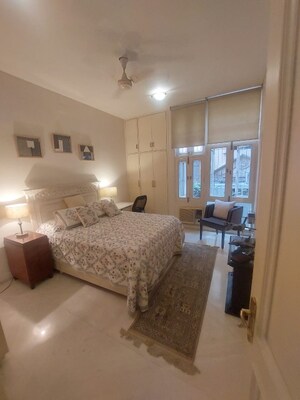 Master Bedroom in 3.5 BHK Builder Floor at Greater Kailash I – for Rent