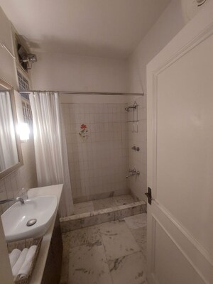 Attached Bathroom in 3.5 BHK Builder Floor at Greater Kailash I – for Rent