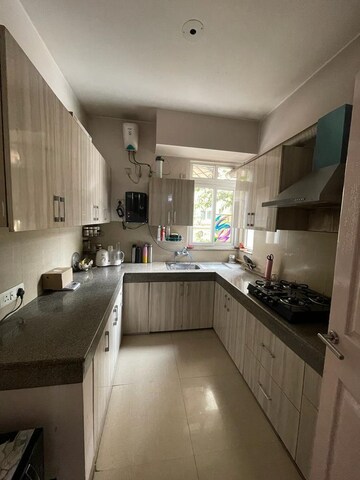Kitchen in 3 BHK Apartment at Emaar MGF Emerald Hills, Sector 65 – for Rent