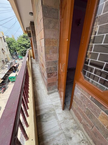 Balcony in 2 BHK Builder Floor at Kalkaji – for Rent