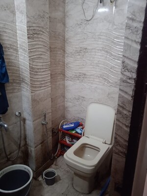 Bathroom in 1 BHK Builder Floor at Lajpat Nagar – for Rent