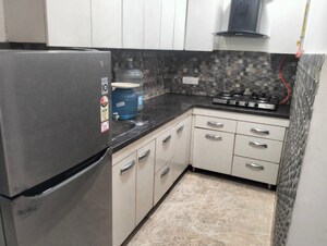 Kitchen in 2 BHK Builder Floor at Lajpat Nagar – for Rent
