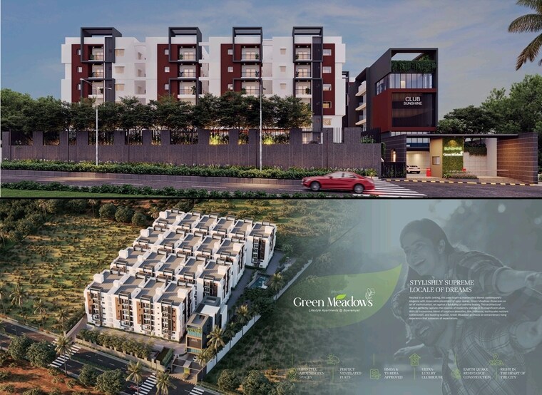 Exterior View, bowrampet 3 Bedroom 1550 Sq.Ft. Apartment In Bowrampet Hyderabad 9315388