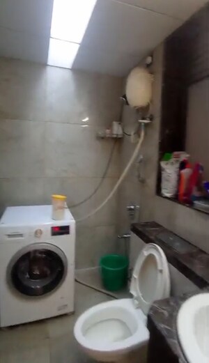 Bathroom in 3 BHK Apartment at L&T Emerald Isle, Powai – for Rent
