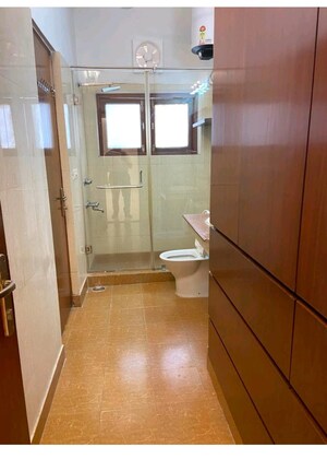 Kitchen in 3 BHK Builder Floor at Greater Kailash I – for Rent